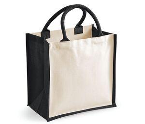 Westford Mill WM421 - Printers' midi jute bag Black