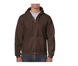 Gildan GN960 - Heavy Blend Adult Full Zip Hooded Sweatshirt Dark Chocolate