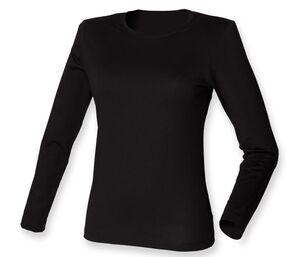 Skinnifit SK124 - SF Ladies Feel Good Long Sleeve Stretch T-Shirt