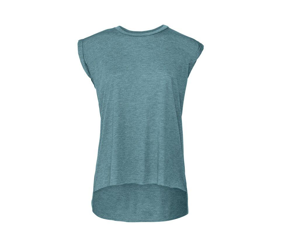 Bella + Canvas BE8804 - Women's rolled sleeve t-shirt