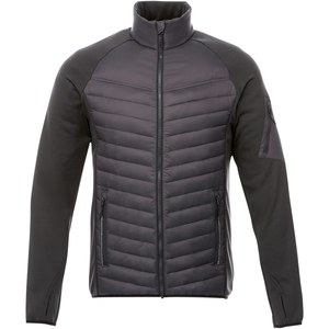 Elevate Life 39331 - Banff men's hybrid insulated jacket Storm Grey