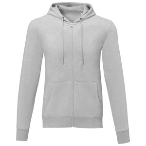 Elevate Essentials 38229 - Theron men’s full zip hoodie Heather Grey