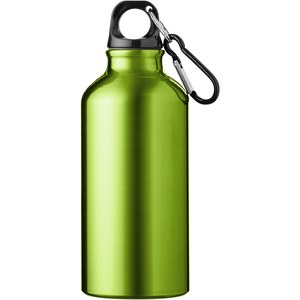 PF Concept 100738 - Oregon 400 ml RCS certified recycled aluminium water bottle with carabiner