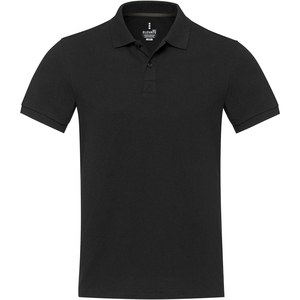 Elevate NXT 37539 - Emerald short sleeve unisex Aware™ recycled polo Solid Black