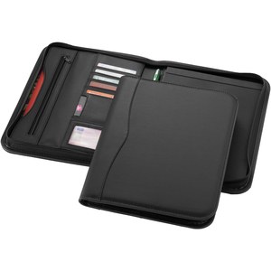 PF Concept 119986 - Ebony A4 zippered portfolio