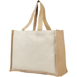 PF Concept 210701 - Varai 320 g/m² canvas and jute shopping tote bag 23L